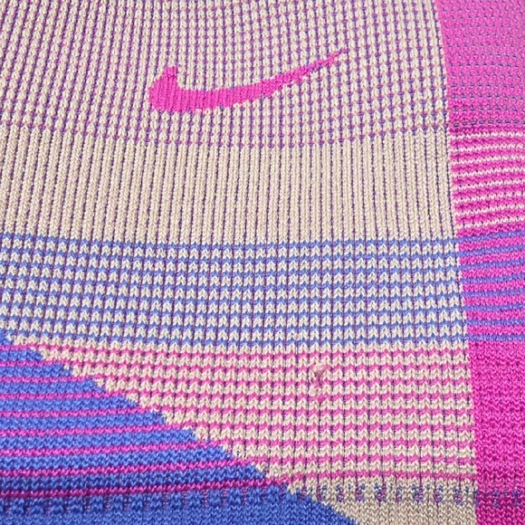 Nike Kids Pink and Blue Patterned Leggings - Picture 5 of 5